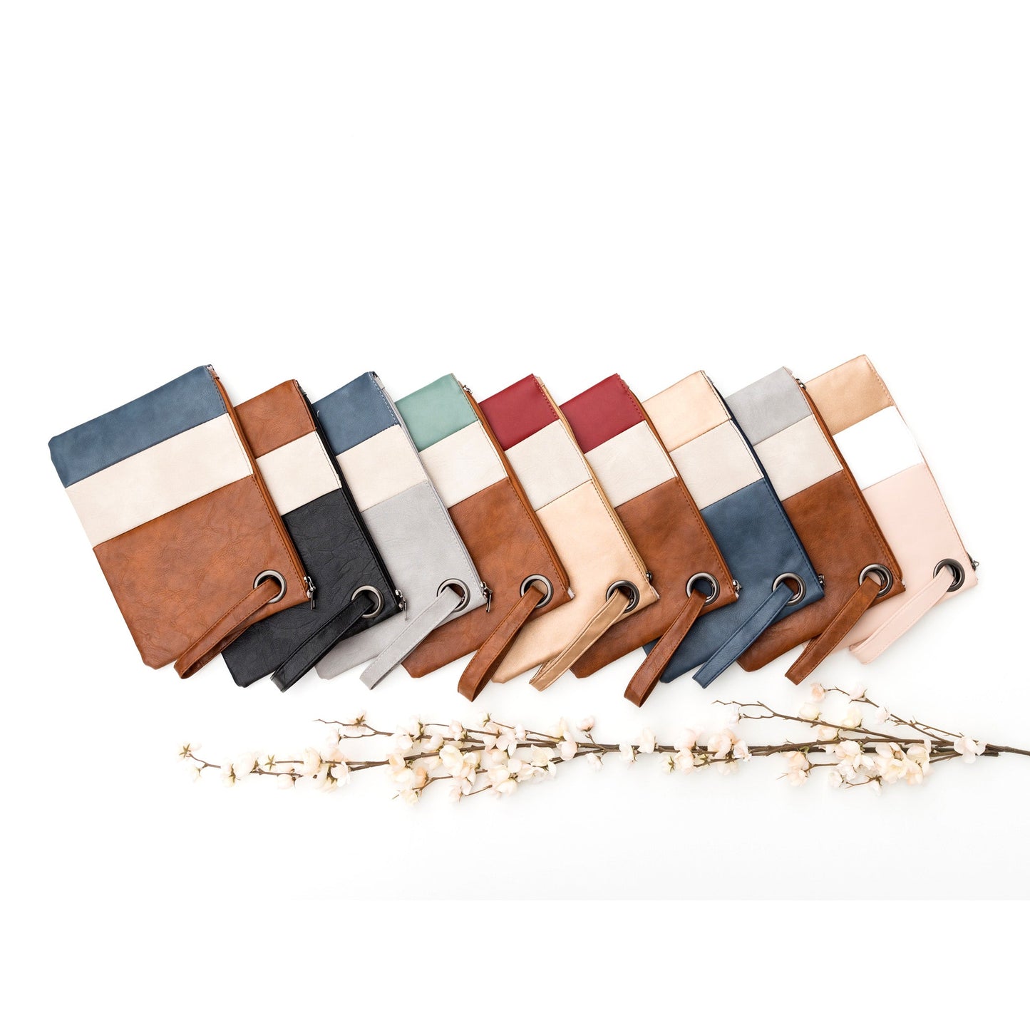 Oversize Everyday Color Block Clutch