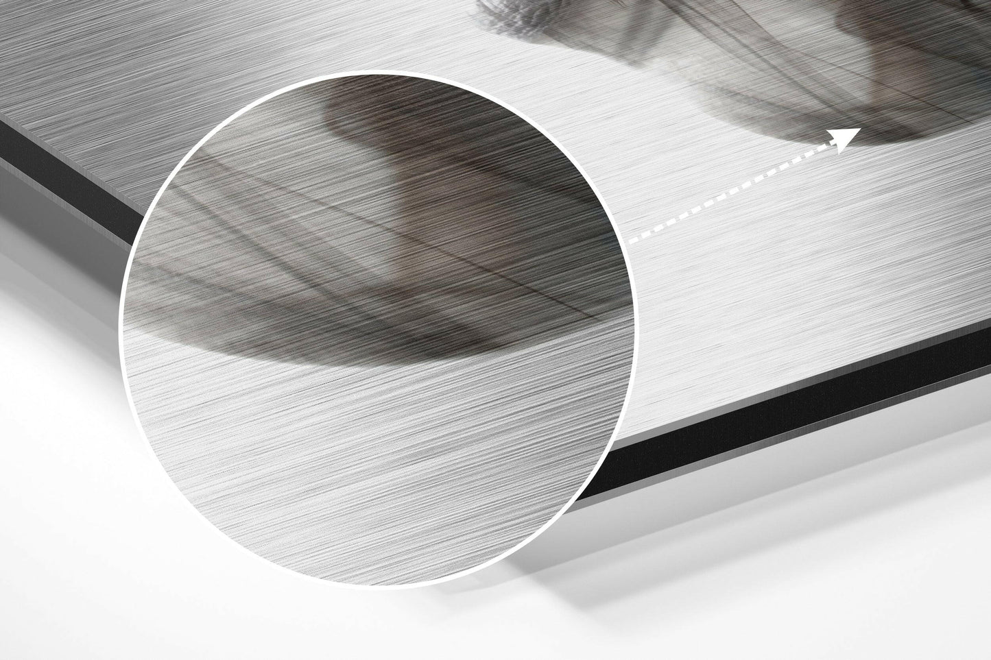 Smoked Face Brushed Aluminium Dibond Wall Art