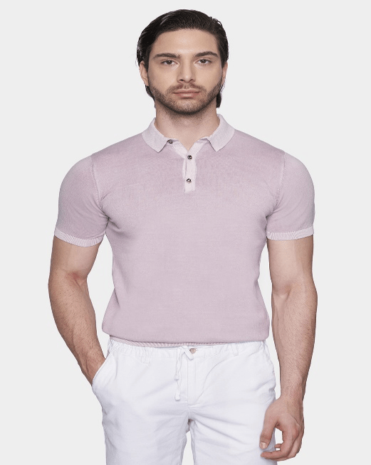 The Mercerized Cotton Polo (Lavender) - Shaketea