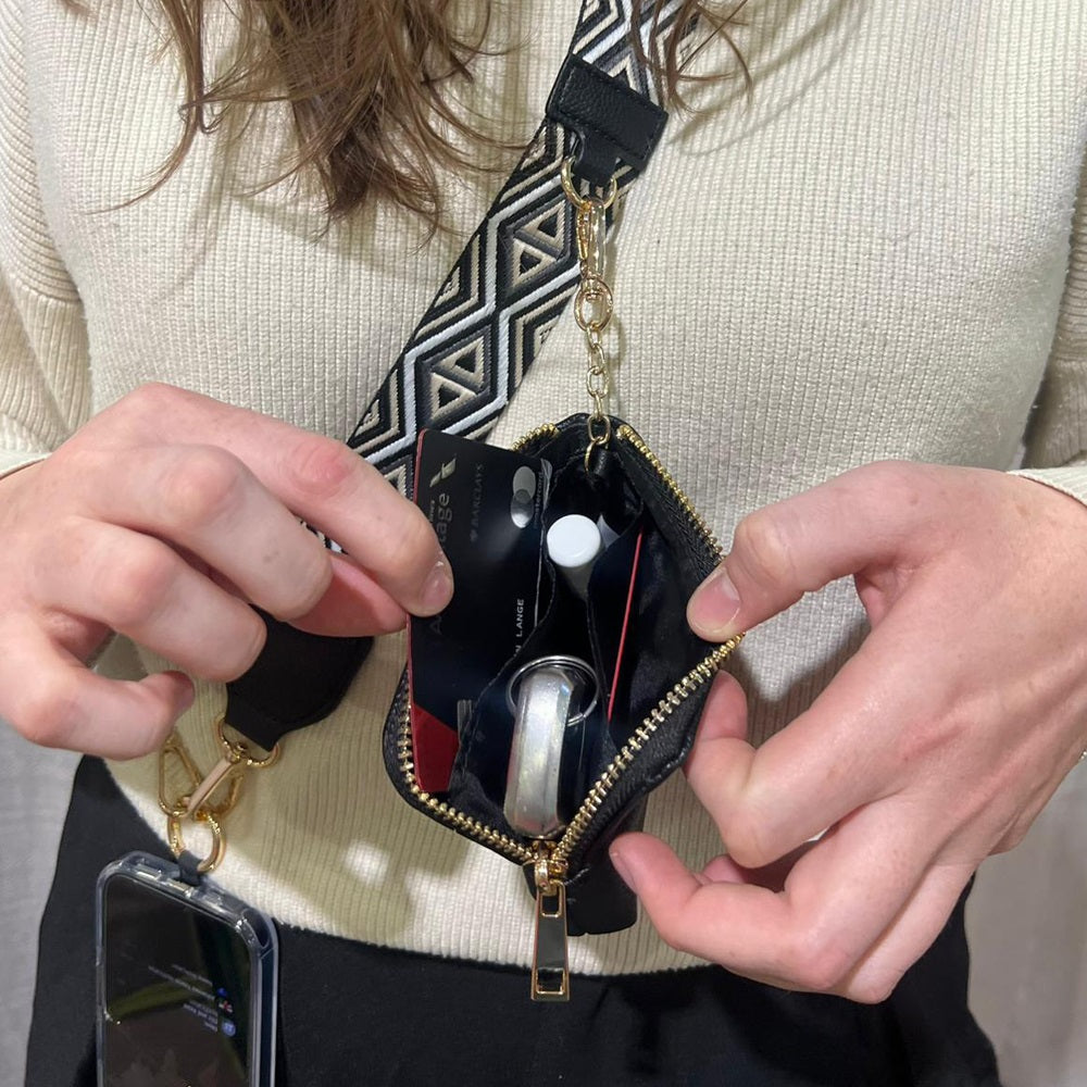 Clip & Go Strap w/RFID Pouch Diamond Pattern - Shaketea