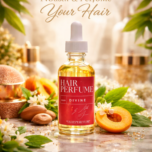 Hair Perfume Oil – Nourishing Fragrance Hair Oil | Argan, Jojoba & Jamaican Black Castor Oil | Soft, Smooth & Shiny Hair | Cologne Butter - Shaketea