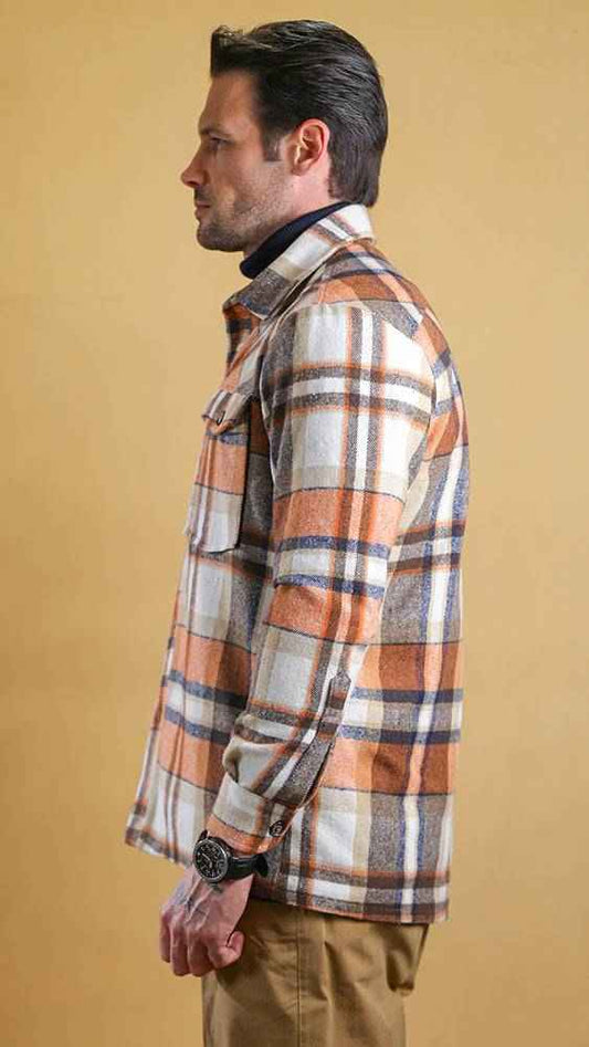 The Wanderer Shacket (Industrial Plaid)