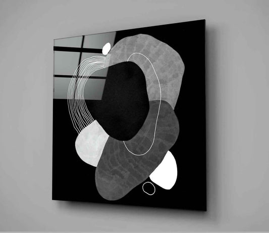 Black Glass Wall Art
