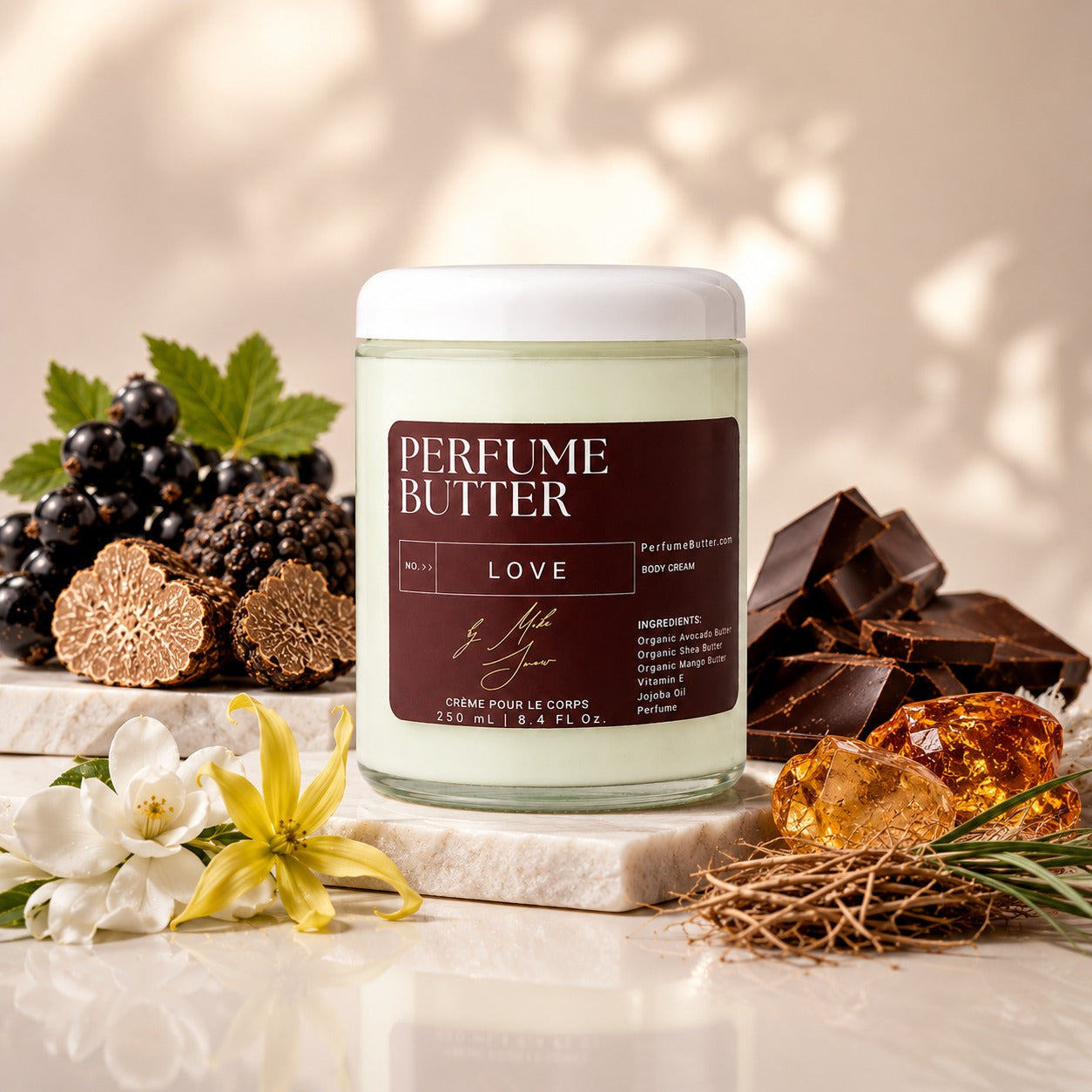 FULL Size Perfume Butter– Fragrance-Infused Hydrating Skin Moisturizer (8 Signature Scents)