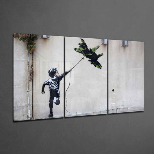 War Kite Mega Glass Wall Art