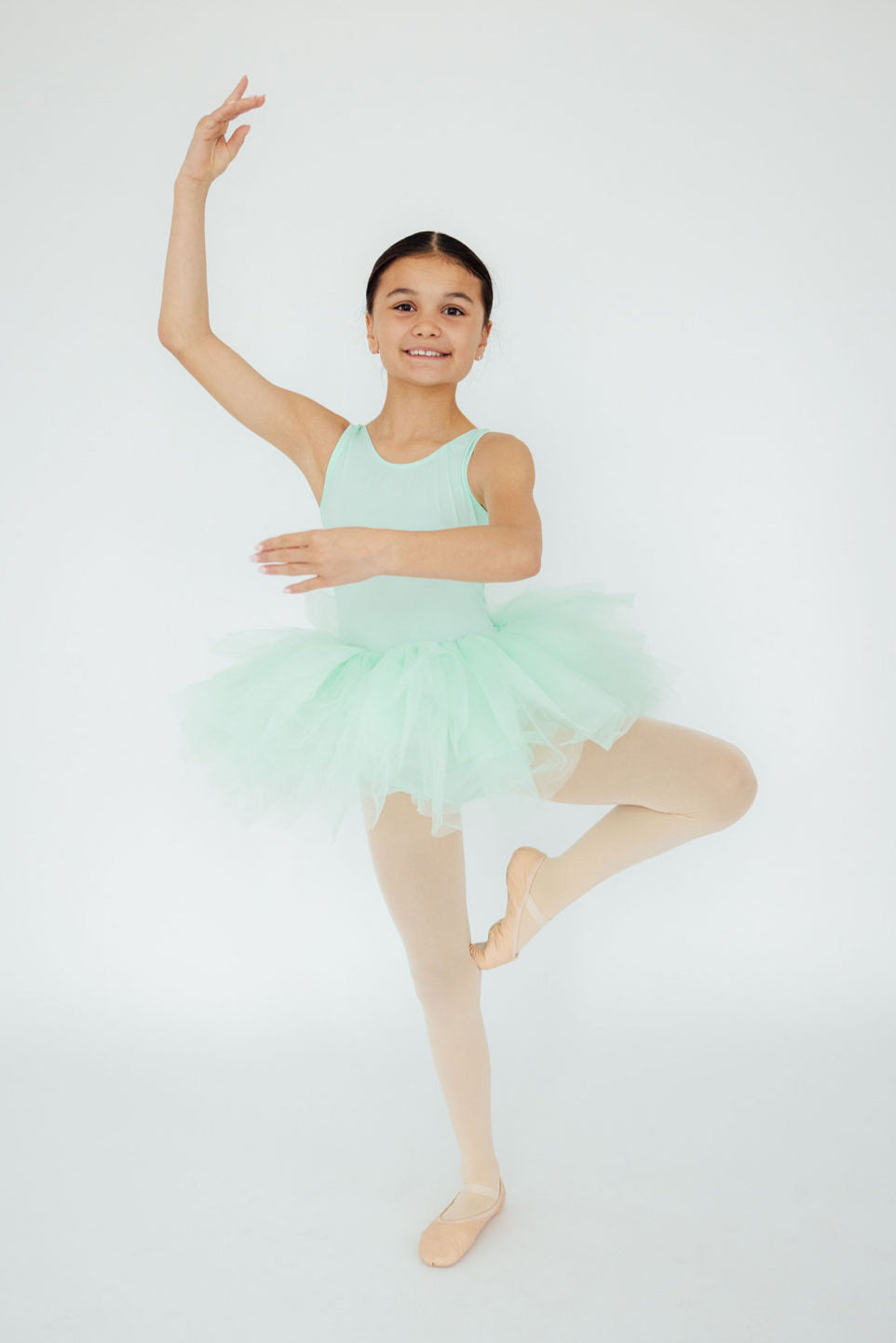 SALE Pastel Green Tank Tutu Leotard - Shaketea