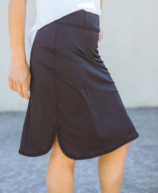 Recycled All Day Active Skirt - Black - Shaketea