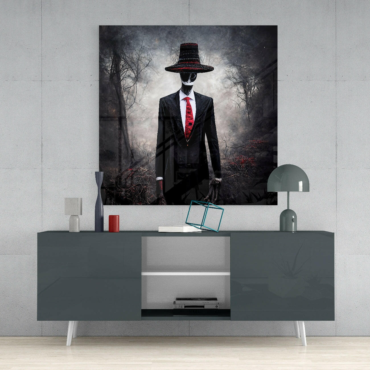 Negotiator Glass Wall Art || Designer Collection