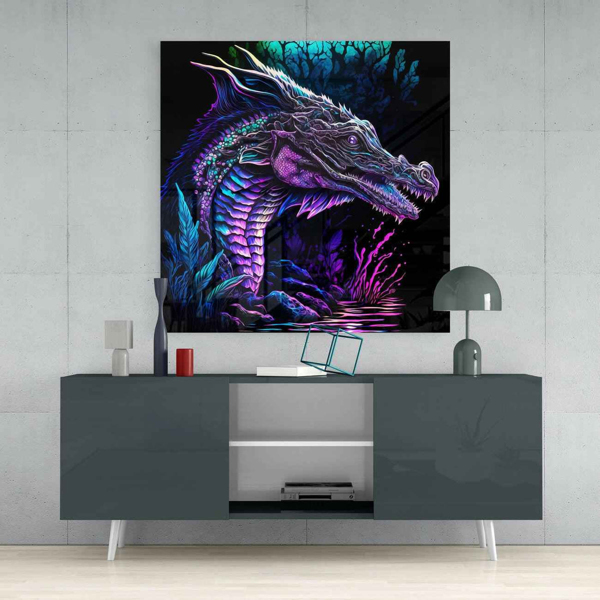 Dragon Glass Wall Art || Designers Collection