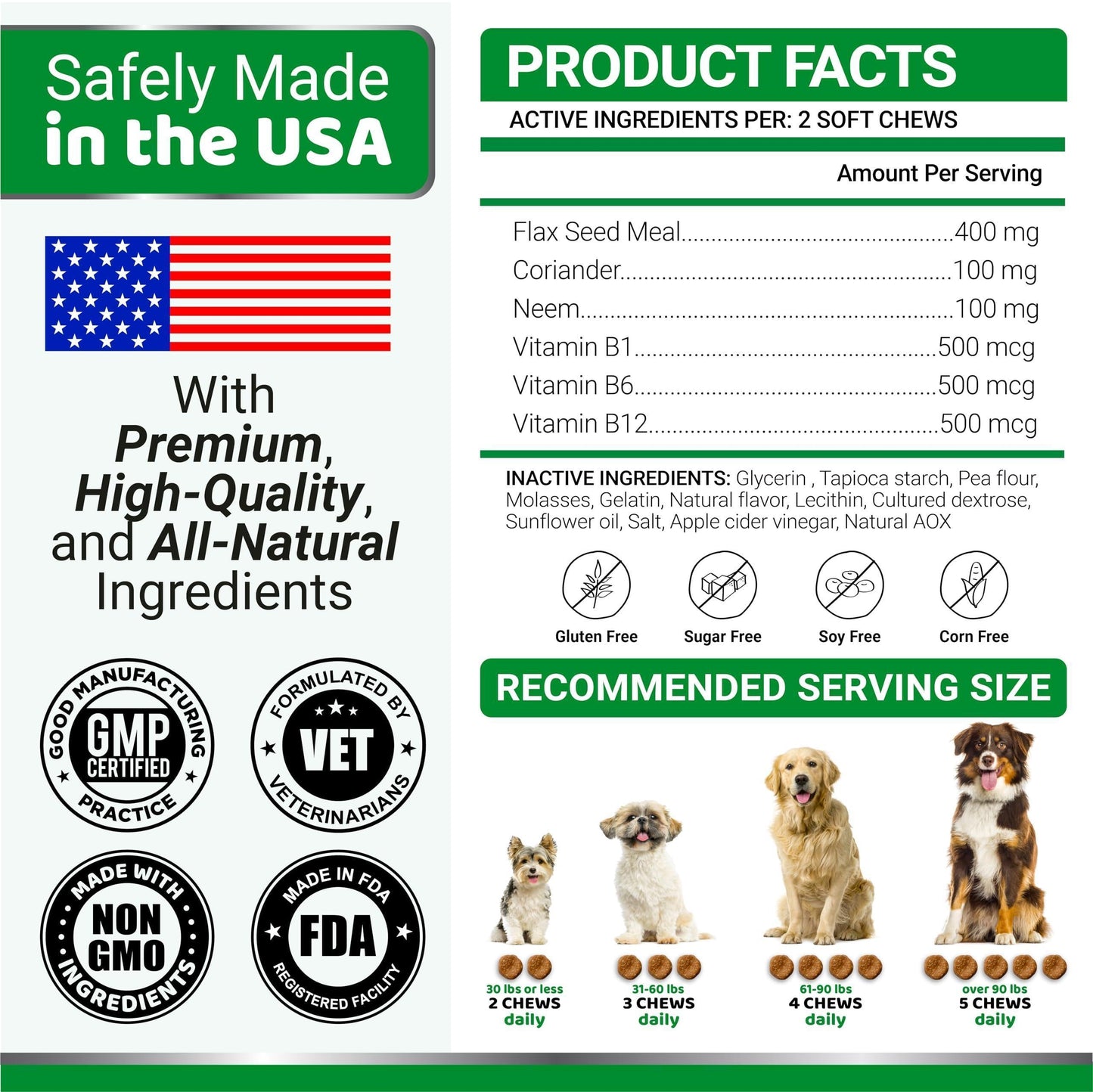 Flea & Tick Chews for Dogs 170 Count Oral All Breeds & Ages