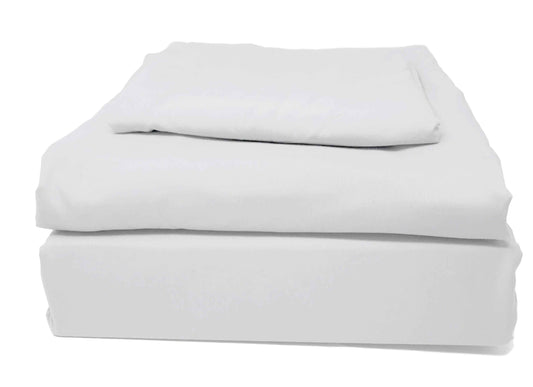 Tache Microfiber Cloud White Bed Sheet Set (505-CW-BSS)