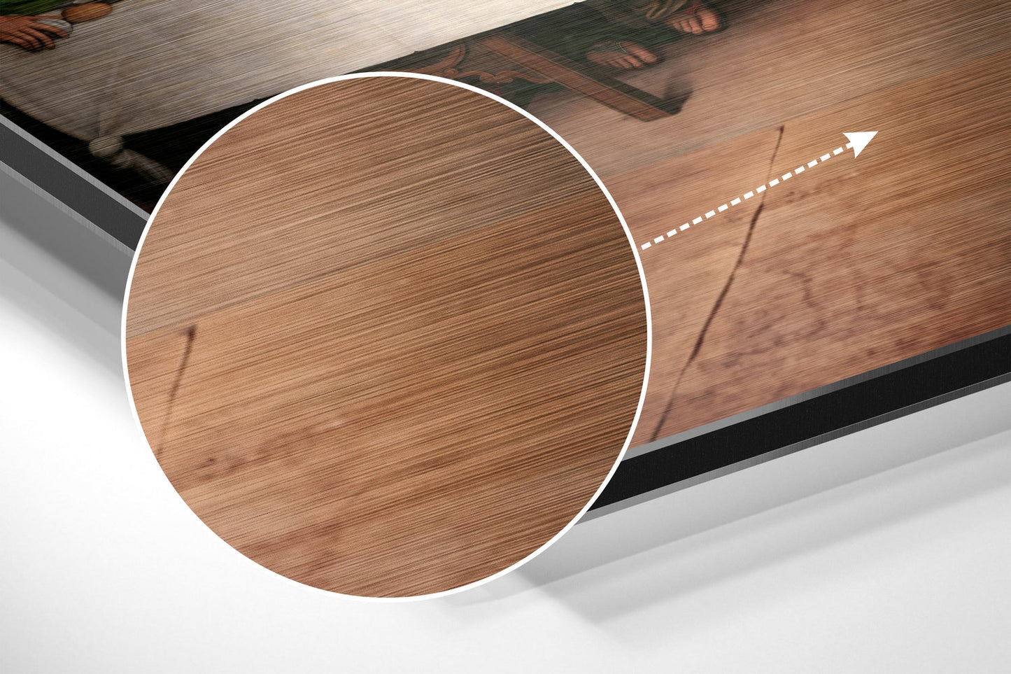Last Supper Brushed Aluminium Dibond Wall Art