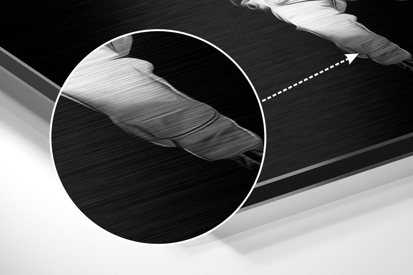 Astronaut's Balloons Brushed Aluminium Dibond Wall Art