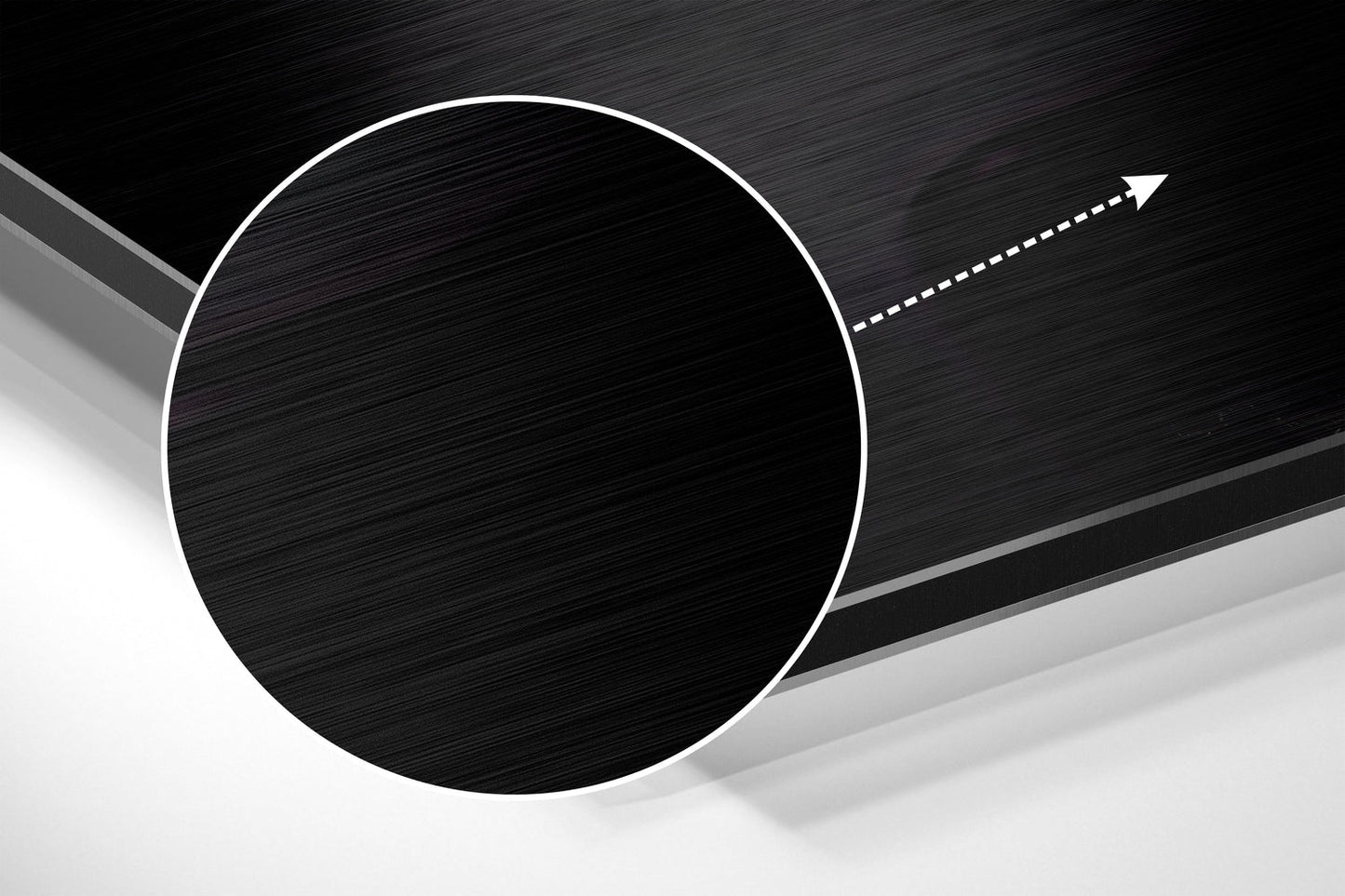 Noble Stance Brushed Aluminium Dibond Wall Art