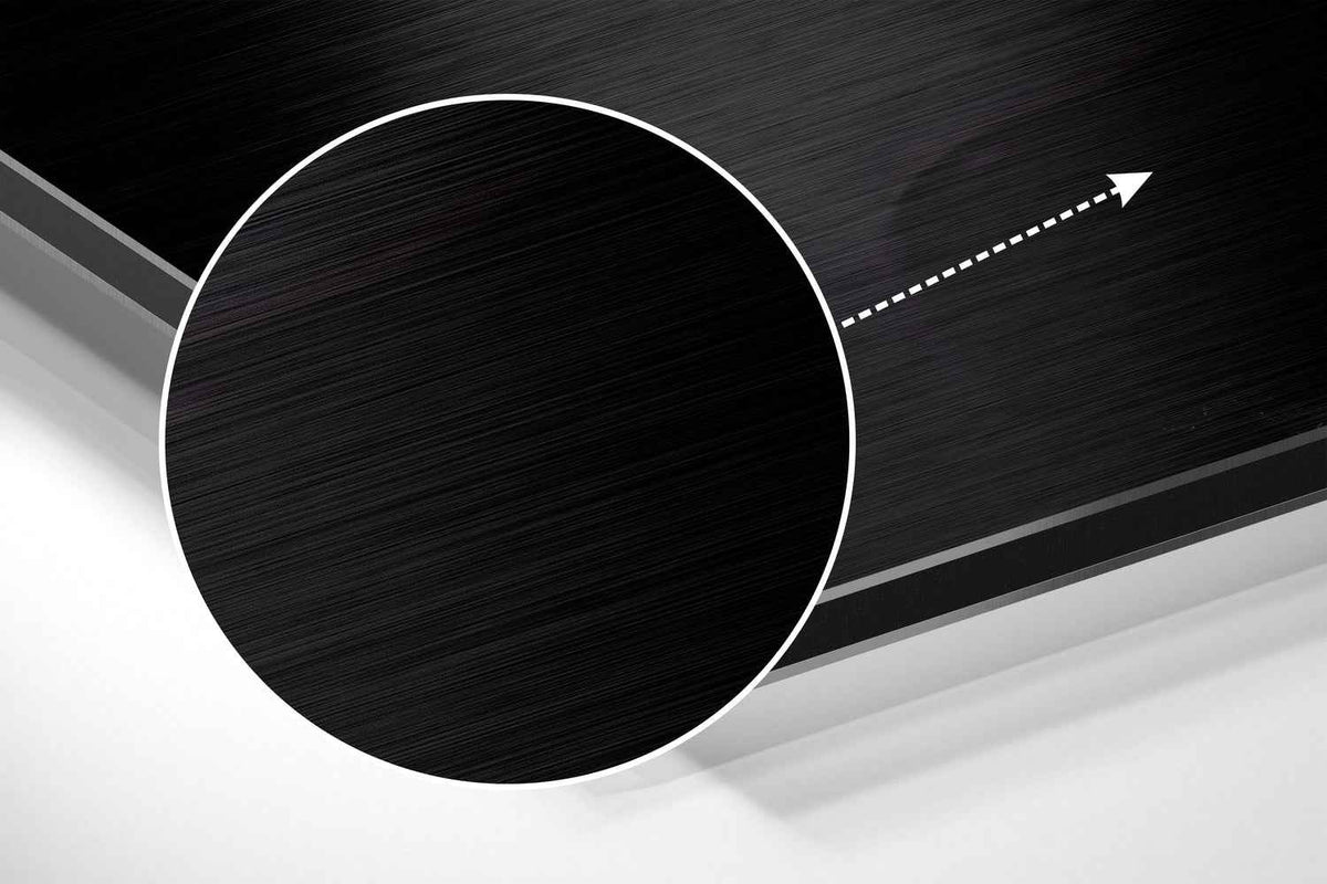 Noble Stance Brushed Aluminium Dibond Wall Art