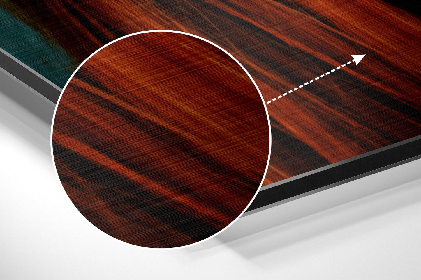 Lollipop Brushed Aluminium Dibond Wall Art