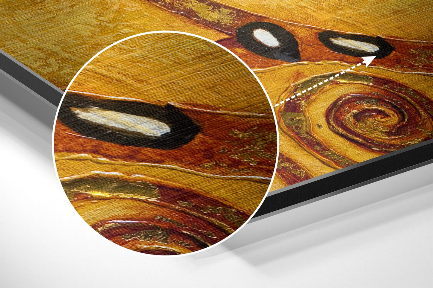 Klimt's Tree of Life Brushed Aluminium Dibond Wall Art