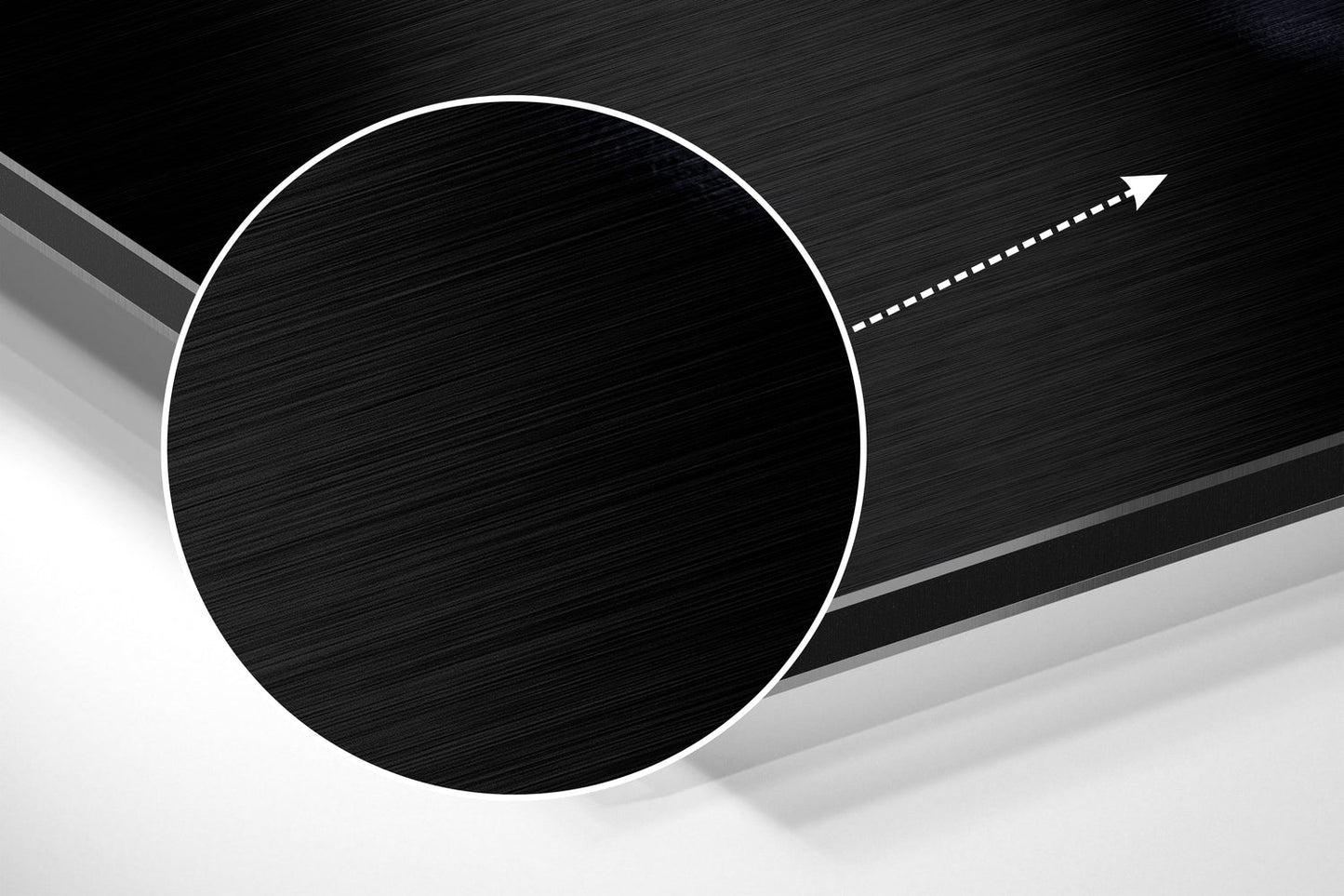 Woman Brushed Aluminium Dibond Wall Art