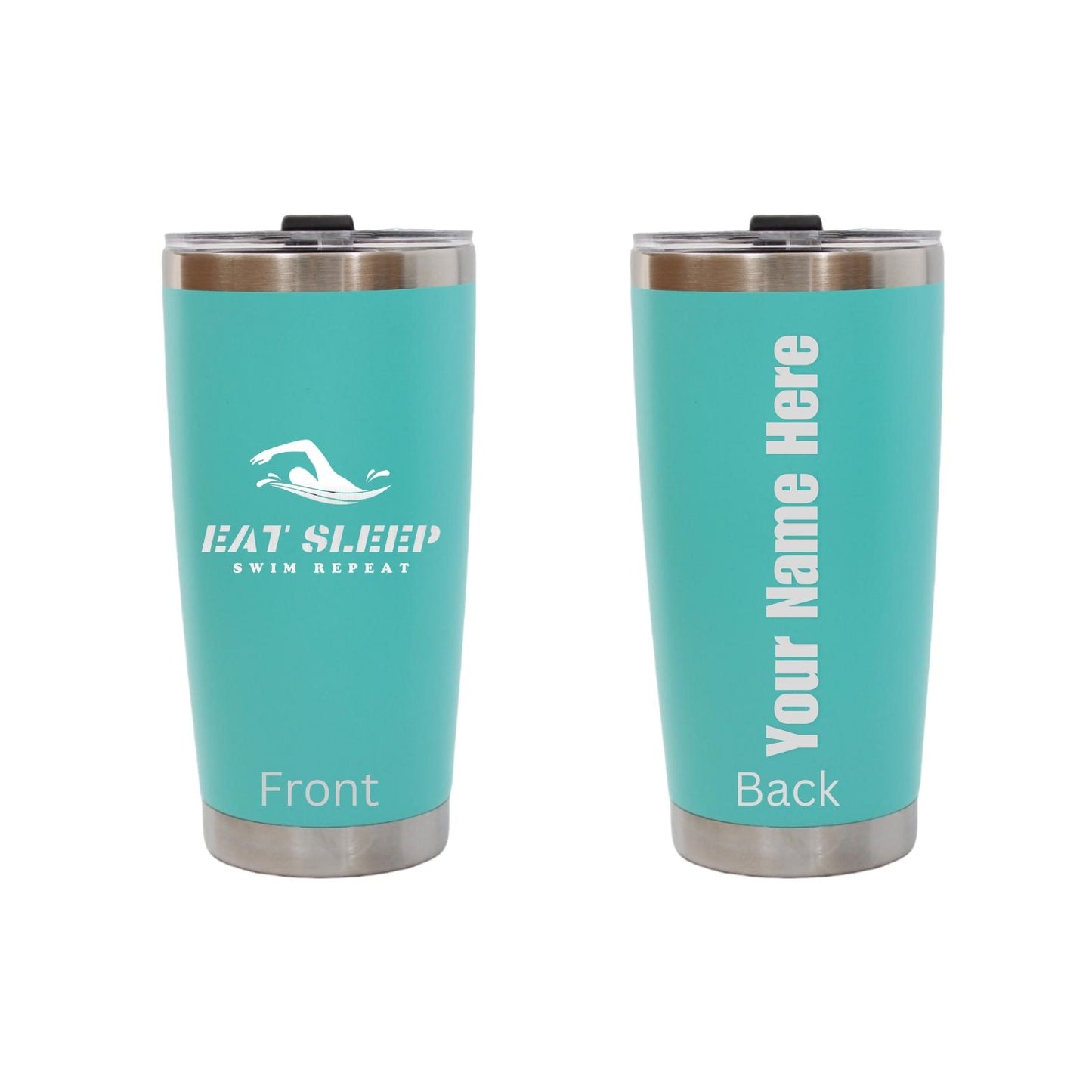 Dashing Nova ™ Personalized Custom Name Tumbler Swimmer Motivation