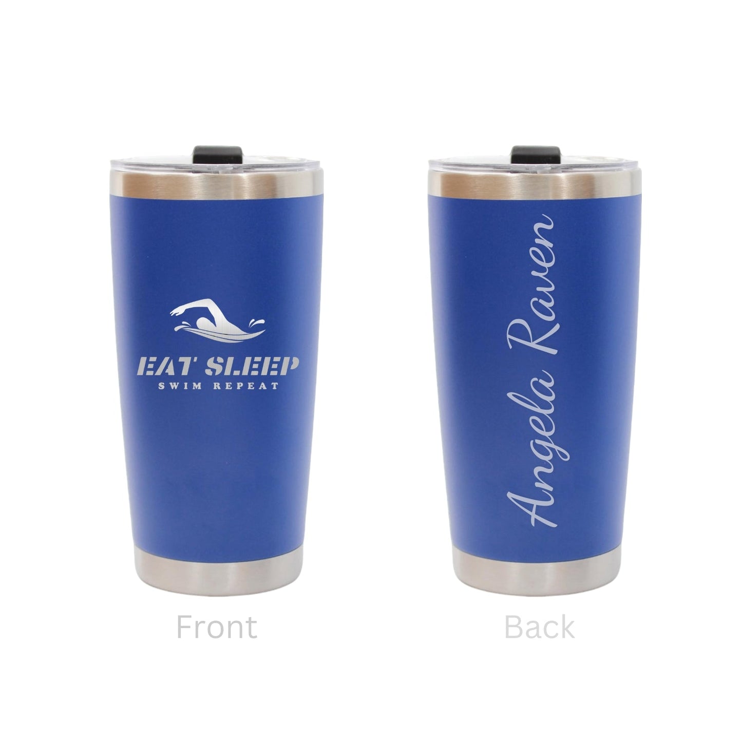 Dashing Nova ™ Personalized Custom Name Tumbler Swimmer Motivation