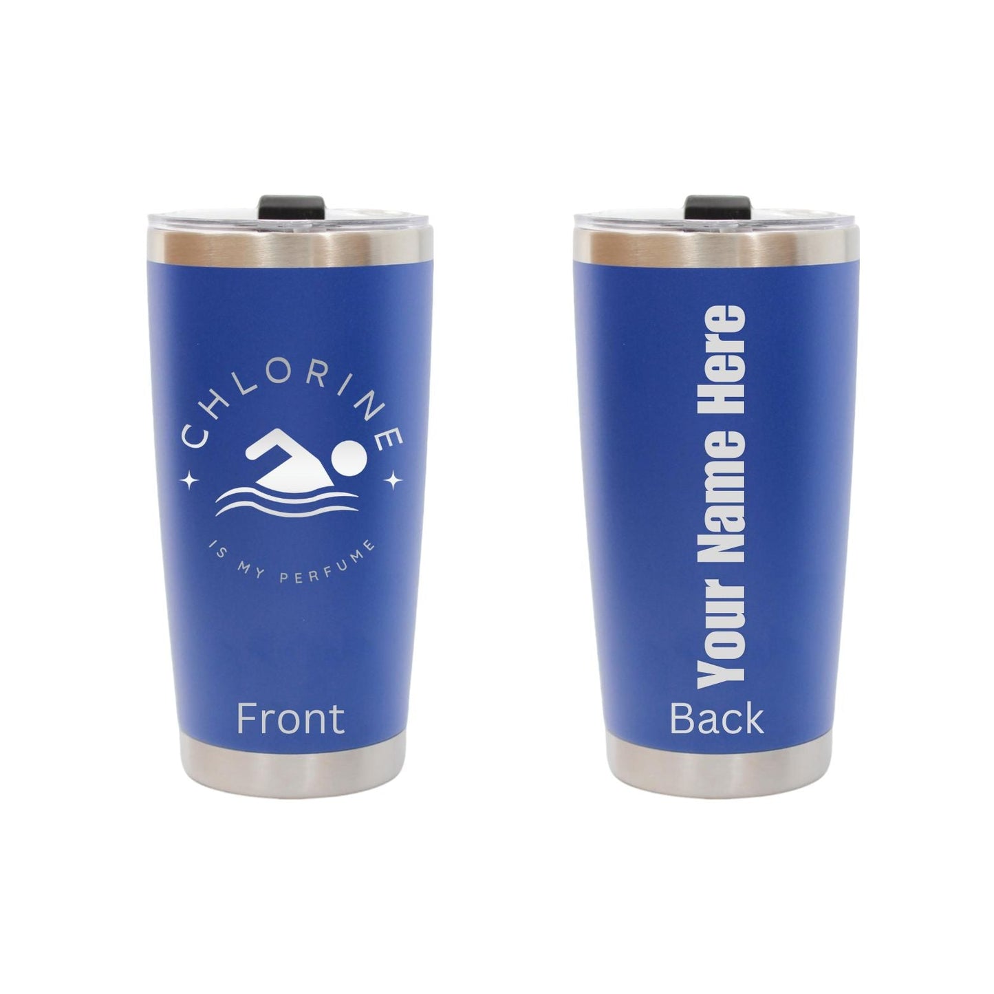 Dashing Nova ™ Personalized Custom Name Tumbler Swimmer Motivation
