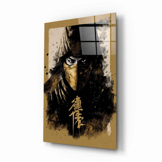 Master Fighter Glass Wall Art || Designer Collection