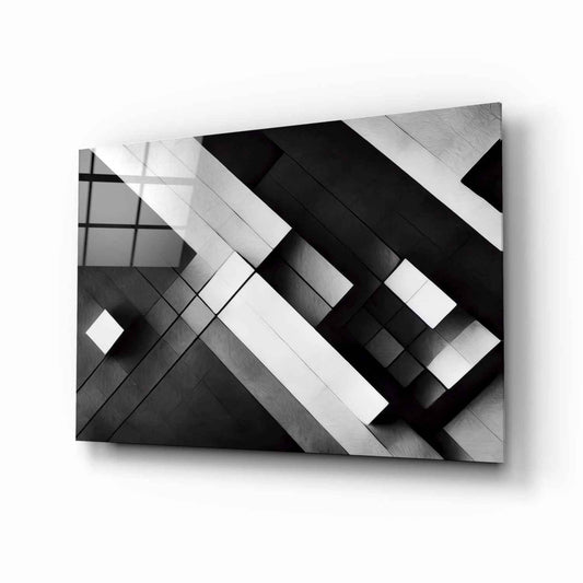 Cubic Glass Wall Art || Designers Collection