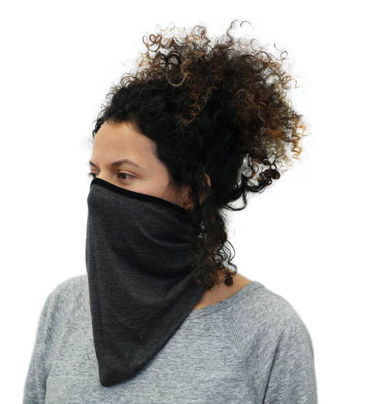 Spun Bamboo X-Large Unisex Multi-Purpose 2-Ply Reversible Neck Gaiter - Breathable, Silky Soft, Ultra Comfortable Ski Wear - Shaketea