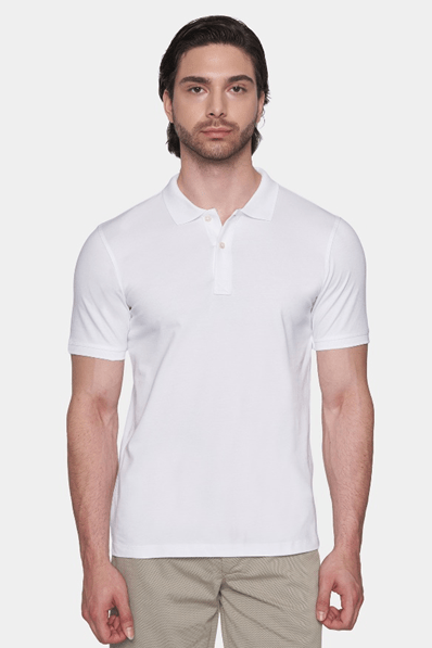 The MerceriZed Cotton Polo (White) - Shaketea