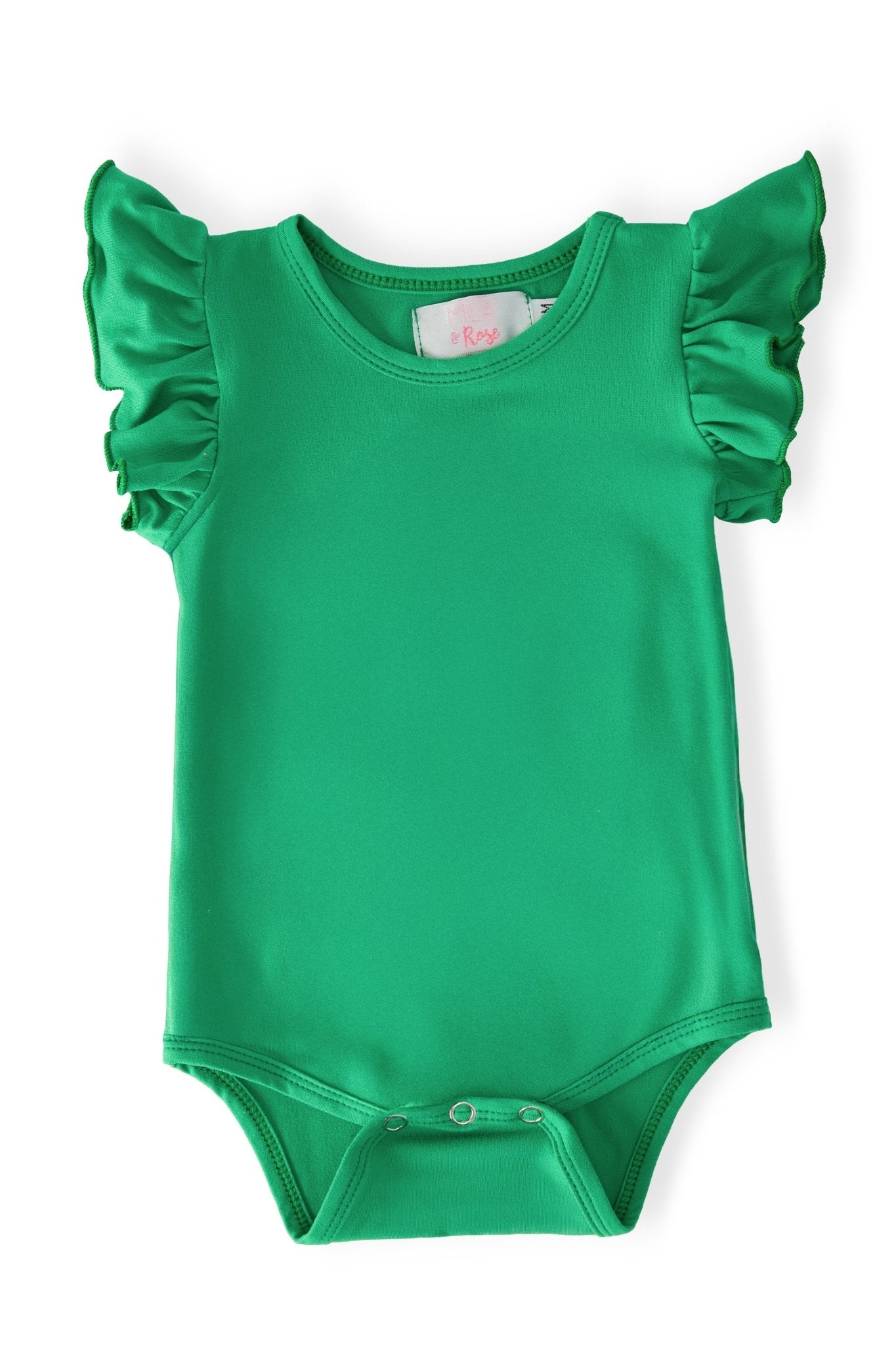 Kelly Green S/S Flutter Bodysuit