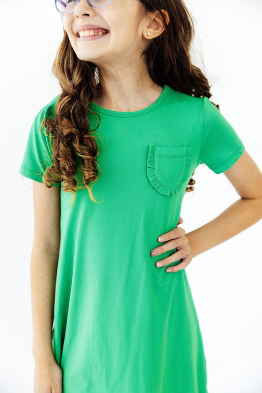 Kelly Green T-Shirt Dress