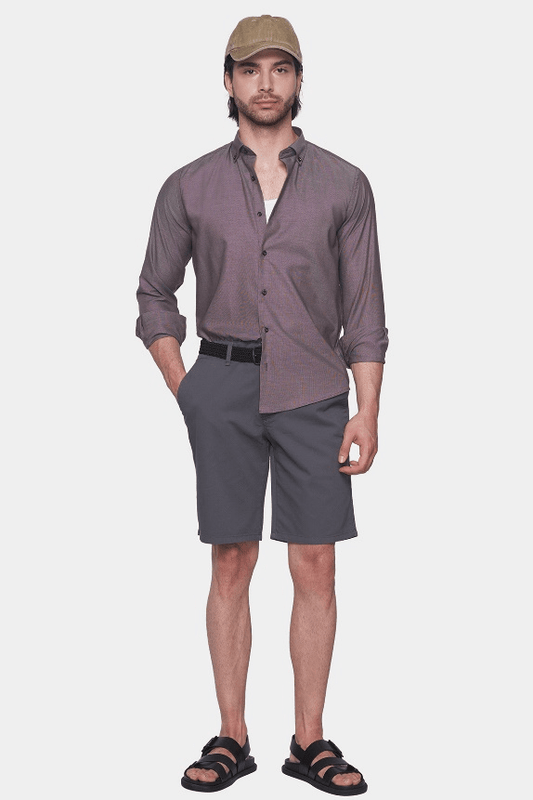Premium Cotton Dress Shirt (coffee)