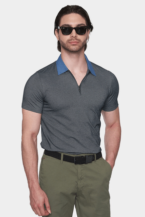 The Mercerized Cotton Polo (Stone) - Shaketea