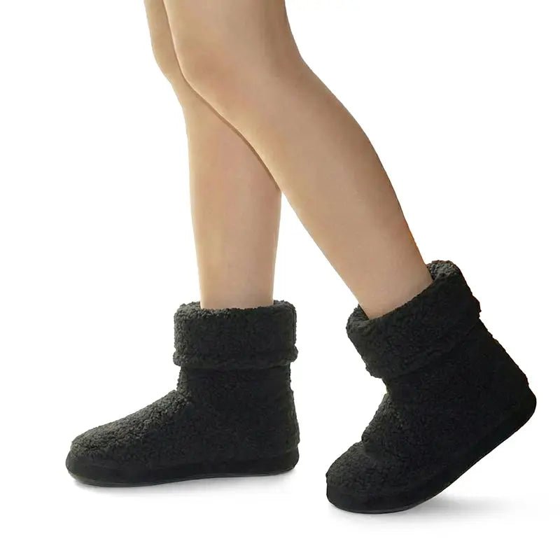 Polar Feet Men's Snugs - Black Berber