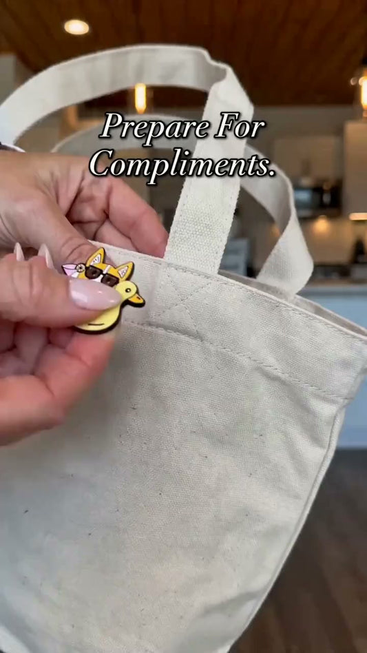 Corgi Floaty Enamel Pin – Fun Summer Accessory for Dog Fans