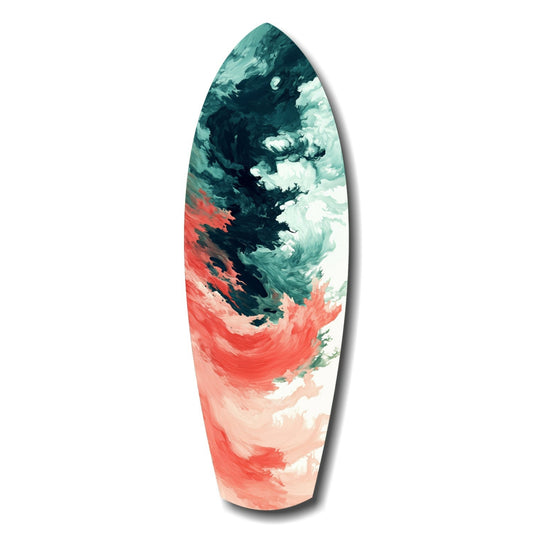 Relentless Waves Glass Wall Art