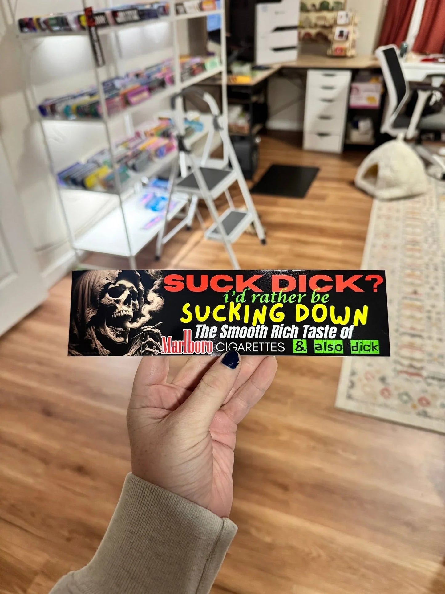 Sucking Dick? I’d rather be sucking down Marlboro Cigarettes... and dick.
