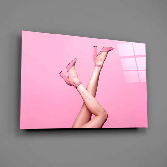 The Art Of Pink Glass Wall Art