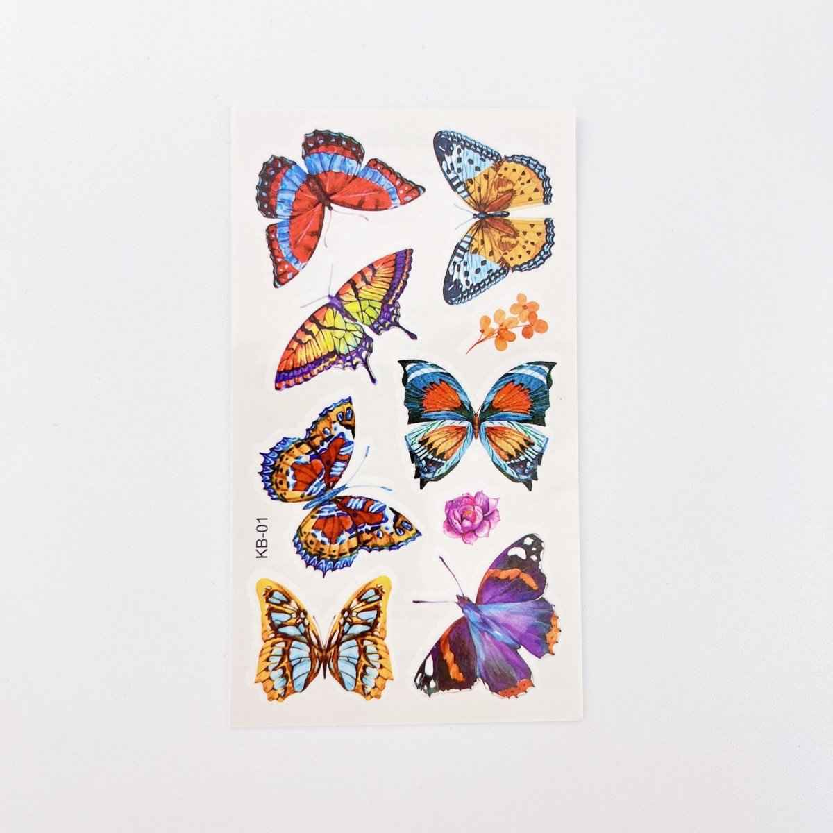 Waterproof Butterfly Tattoos – 10 Sheets for Parties and Events