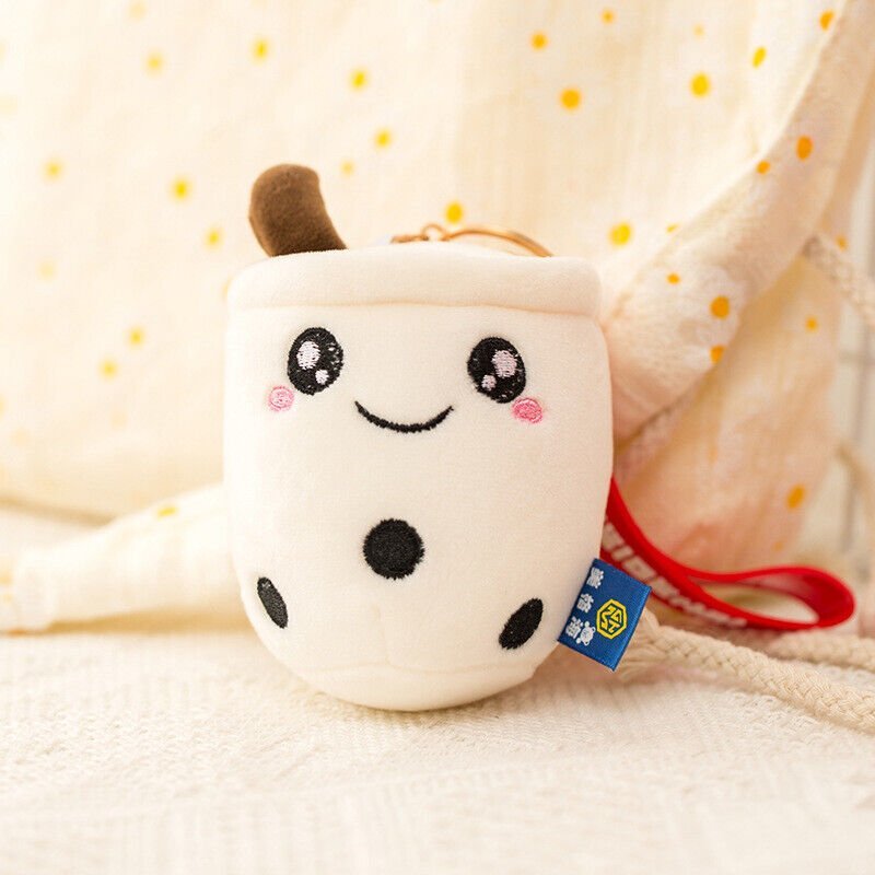 Boba Keychain Backpack Charm Keyring