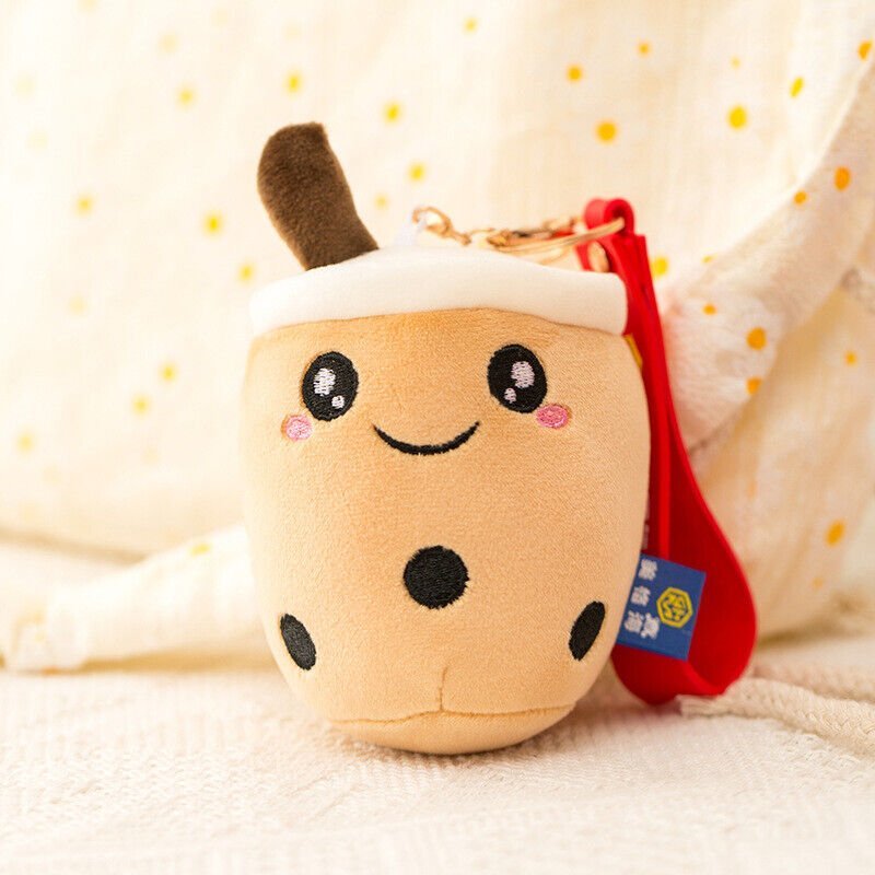 Boba Keychain Backpack Charm Keyring