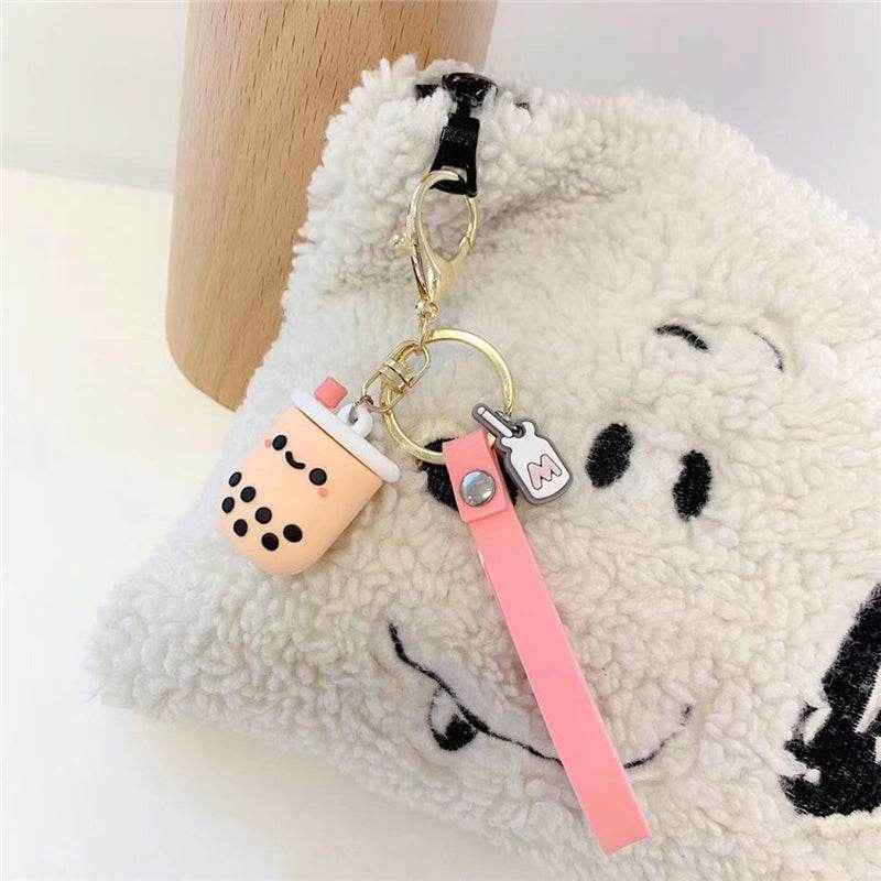 Charming Bubble Tea Keychain – Perfect for Boba Tea Enthusiasts
