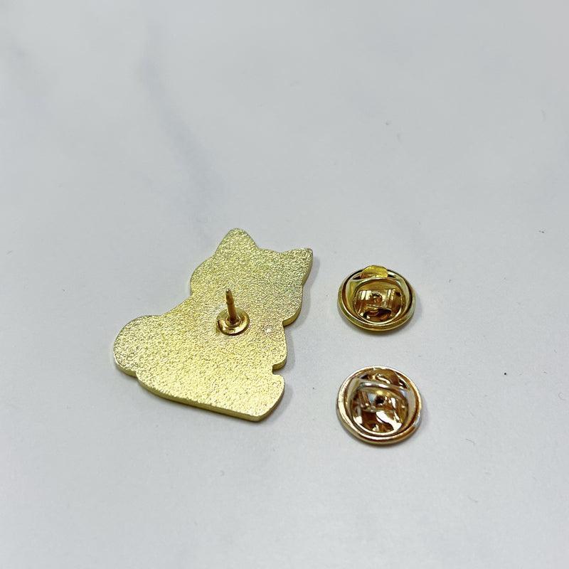 Corgi Pin Drinking Boba Corgi Enamel Pin