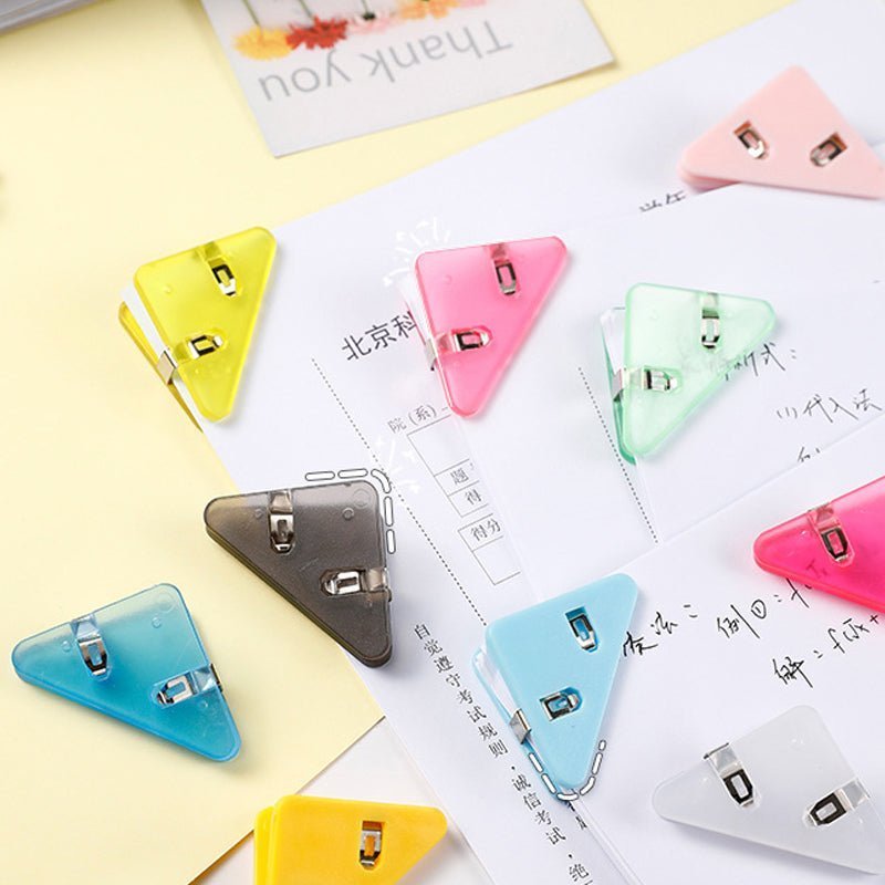 Corner Clips 10ct School Office Desk Organizing