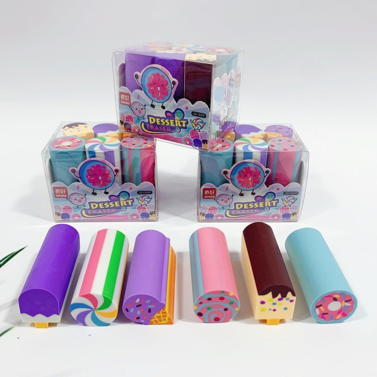 Cute Pencil Erasers for Kids Sushi Dessert Sport Erasers Party Fillers