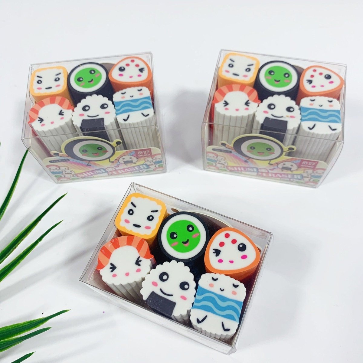Cute Pencil Erasers for Kids Sushi Dessert Sport Erasers Party Fillers