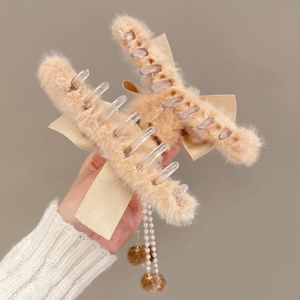 Hair Clips with Rhinestones Fancy Large Claw Clips