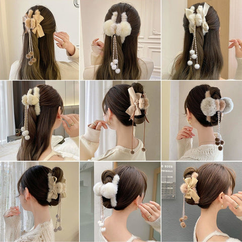 Hair Clips with Rhinestones Fancy Large Claw Clips