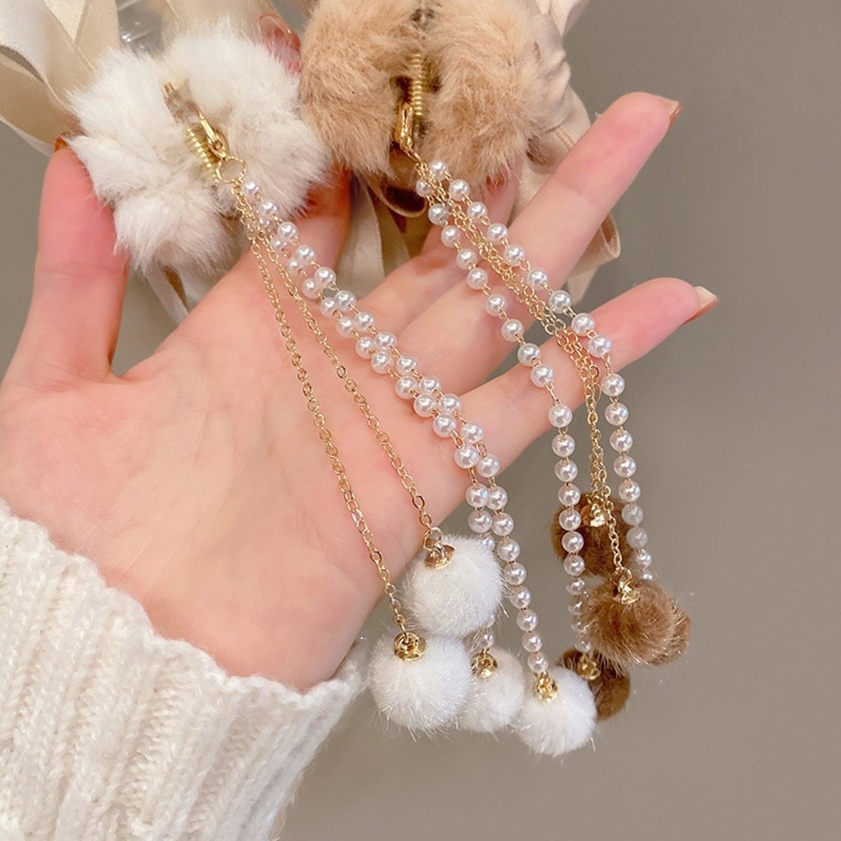 Hair Clips with Rhinestones Fancy Large Claw Clips