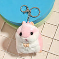 Hamster Keychain Backpack Charms Stuffed Animals Keyring